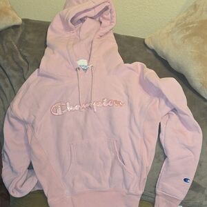 Champion Light Pink Pullover Hoodie